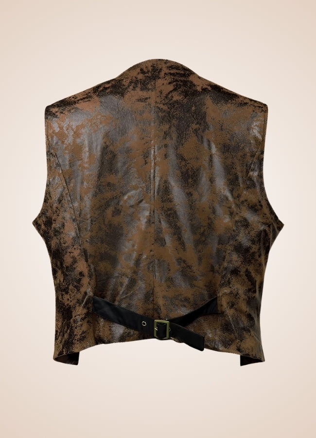 Steampunk Rivet Button Vest - Steampunk Australia