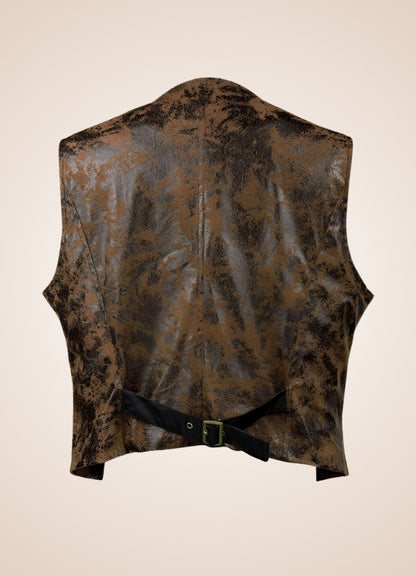 Steampunk Rivet Button Vest - Steampunk Australia