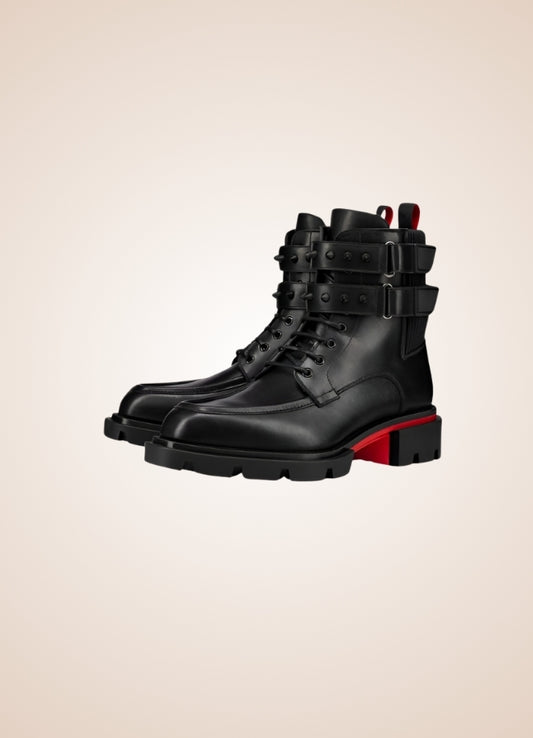 Steampunk Rivets Buckle Strap Boots - Steampunk Australia
