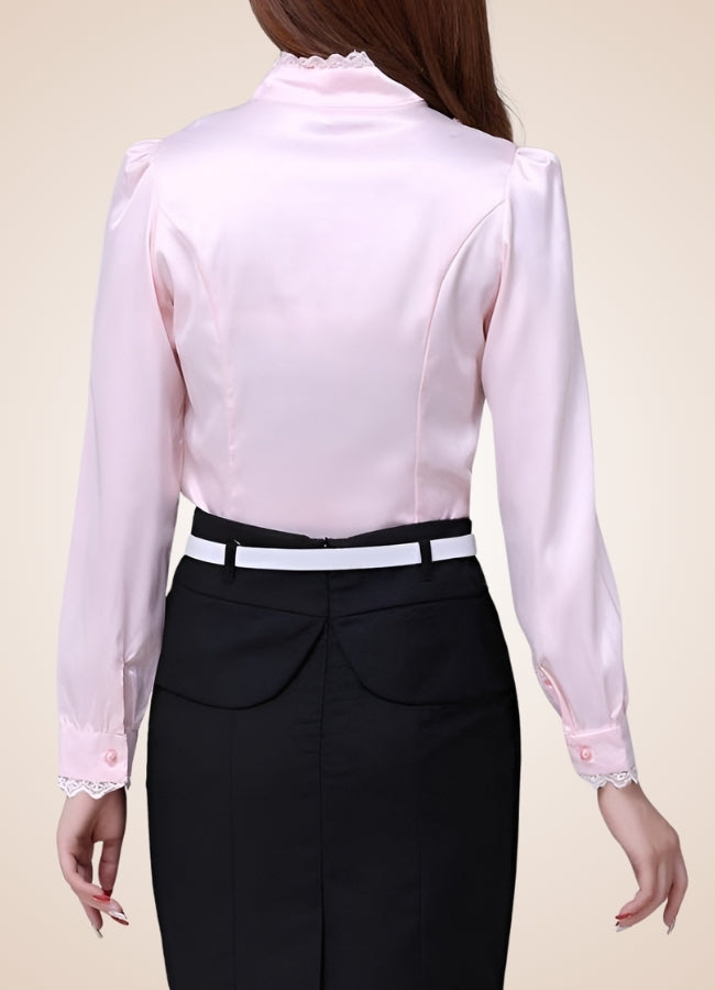 Steampunk Ruffles Chiffon Shirt - Steampunk Australia