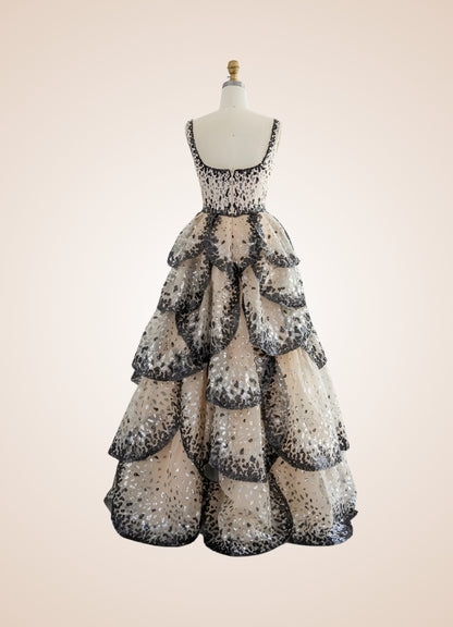 Steampunk Sequin Ball Gown - Steampunk Australia