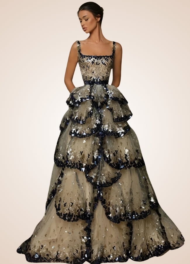 Steampunk Sequin Ball Gown - Steampunk Australia