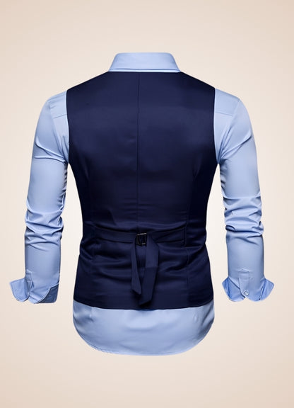 Steampunk Slim Fit Double Breasted Vest - Steampunk Australia