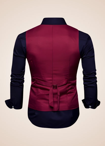 Steampunk Slim Fit Double Breasted Vest - Steampunk Australia