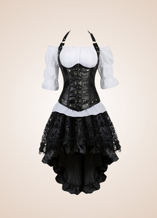 Steampunk Strap Corset Dress - Steampunk Australia