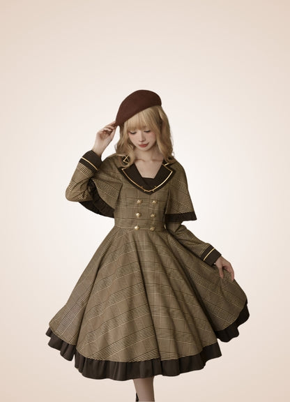 Steampunk Stripe Lolita Dress - Steampunk Australia