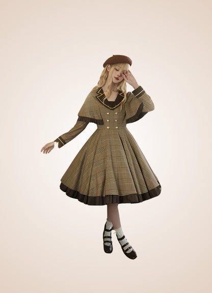 Steampunk Stripe Lolita Dress - Steampunk Australia