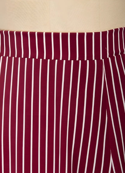 Steampunk Stripped Maxi Skirt - Steampunk Australia