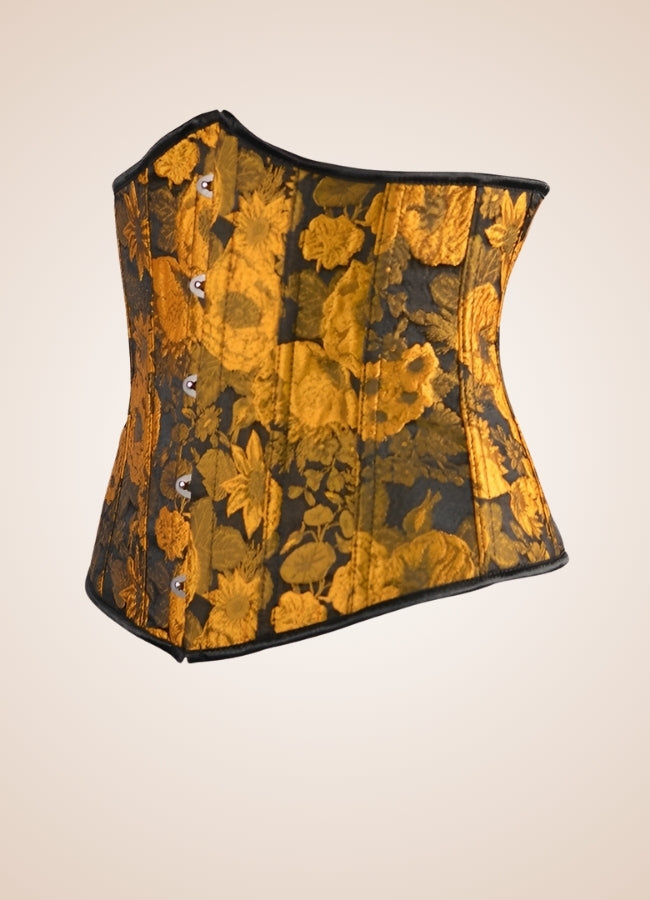 Steampunk Sunflower Underbust Corset - Steampunk Australia