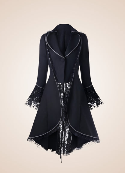 Steampunk Turn Down Collar Dress - Steampunk Australia