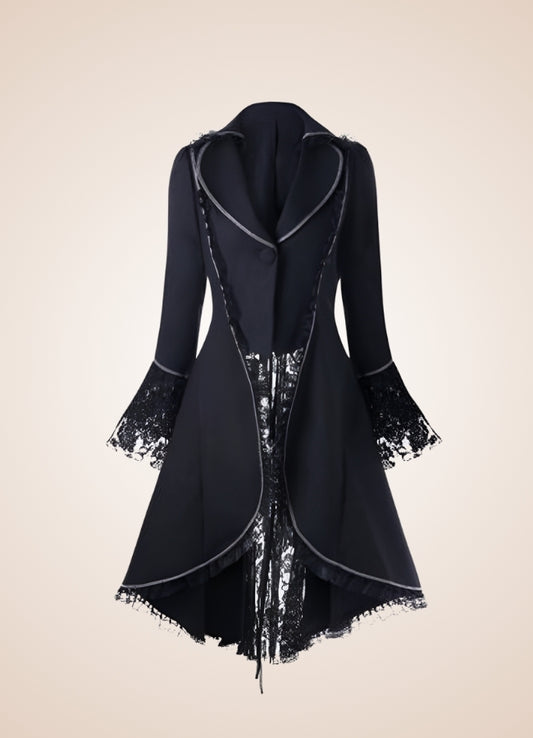 Steampunk Turn Down Collar Dress - Steampunk Australia