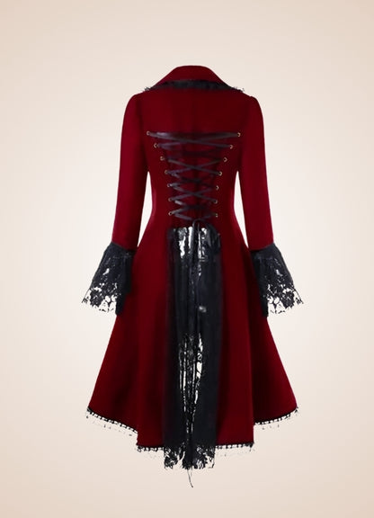 Steampunk Turn Down Collar Dress - Steampunk Australia