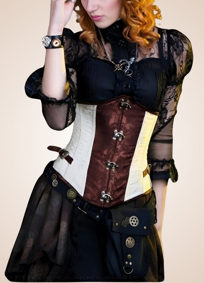 Steampunk Underbust Corset - Steampunk Australia
