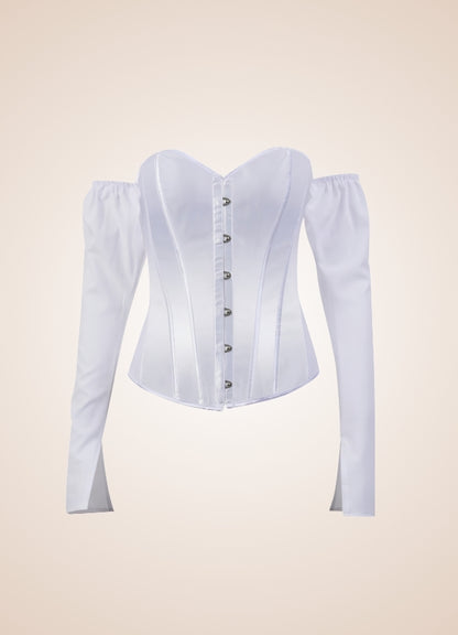 Steampunk Victorian Long Sleeve Corset - Steampunk Australia