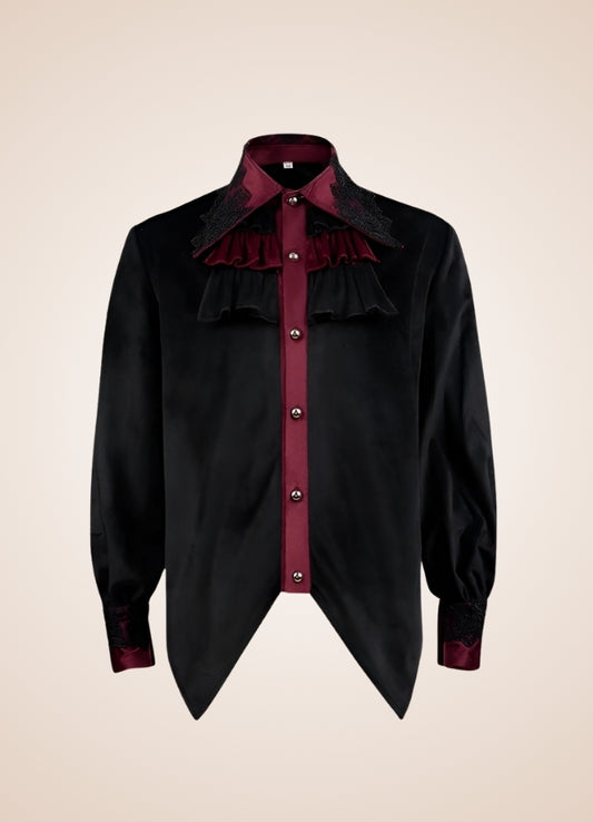 Steampunk Victorian Long Sleeve Shirt - Steampunk Australia