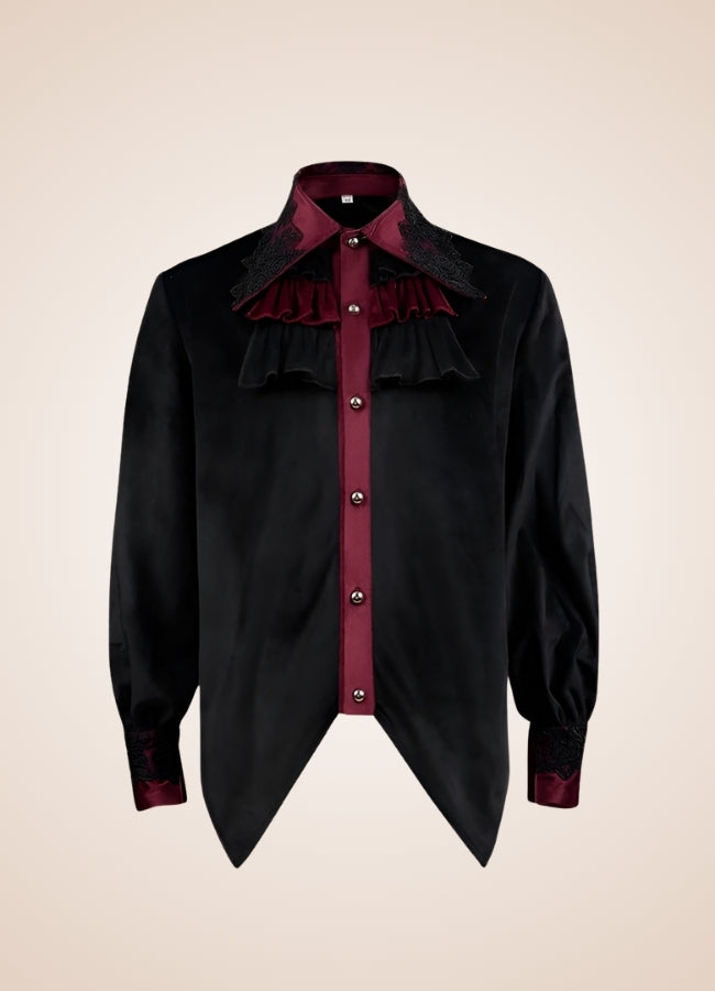 Steampunk Victorian Long Sleeve Shirt - Steampunk Australia