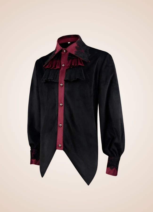 Steampunk Victorian Long Sleeve Shirt - Steampunk Australia