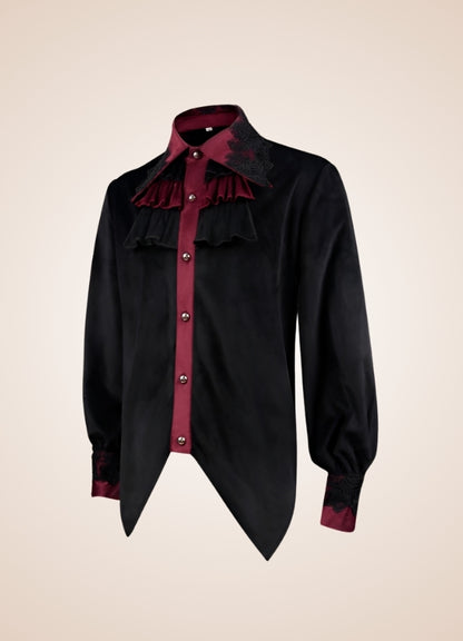 Steampunk Victorian Long Sleeve Shirt - Steampunk Australia