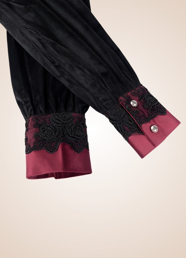 Steampunk Victorian Long Sleeve Shirt - Steampunk Australia