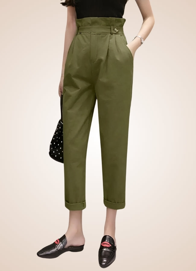 Steampunk Vintage High Waist Pants - Steampunk Australia