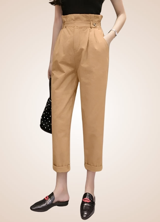 Steampunk Vintage High Waist Pants - Steampunk Australia