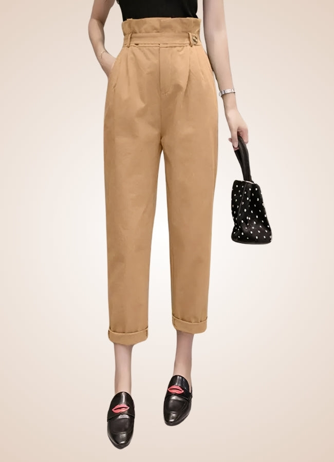 Steampunk Vintage High Waist Pants - Steampunk Australia