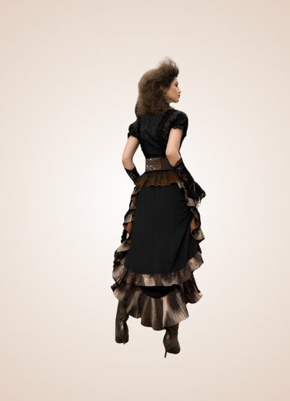Steampunk Vintage Long Skirt - Steampunk Australia