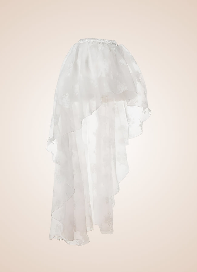 Steampunk White Tulle Skirt - Steampunk Australia
