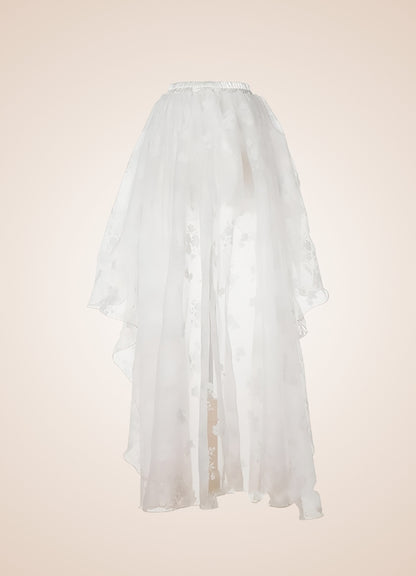 Steampunk White Tulle Skirt - Steampunk Australia