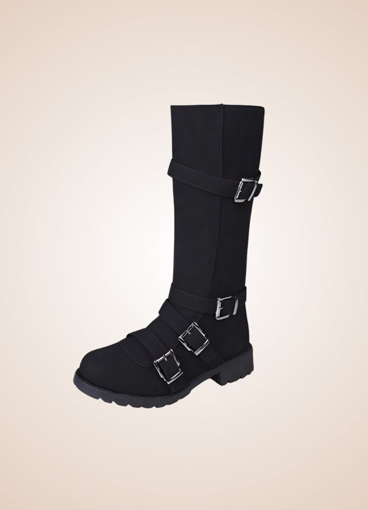 Steampunk Winter Belt Long Boots - Steampunk Australia