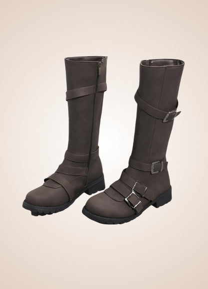 Steampunk Winter Belt Long Boots - Steampunk Australia