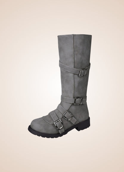 Steampunk Winter Belt Long Boots - Steampunk Australia