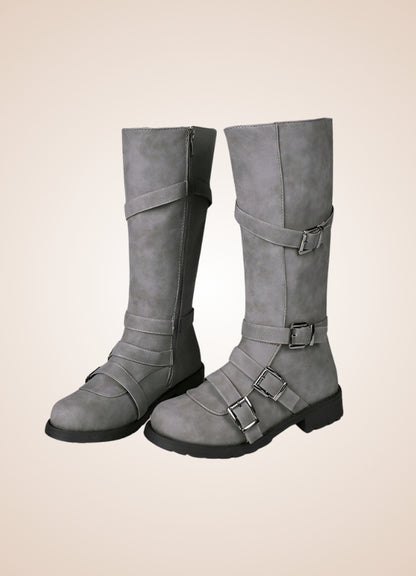 Steampunk Winter Belt Long Boots - Steampunk Australia