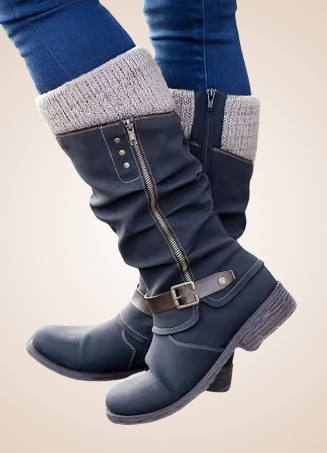 Steampunk Winter Mid Calf Boots - Steampunk Australia