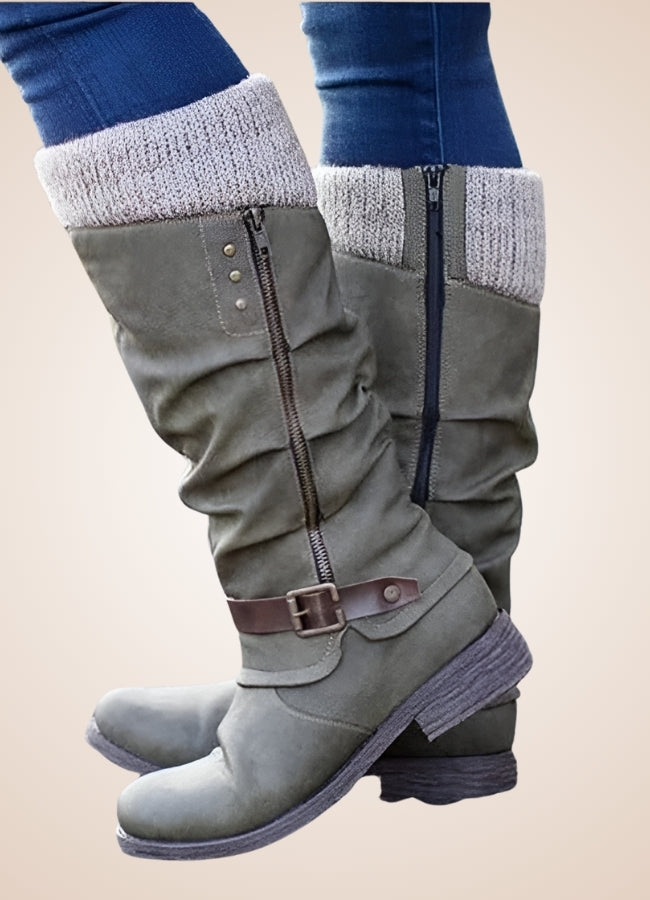 Steampunk Winter Mid Calf Boots - Steampunk Australia