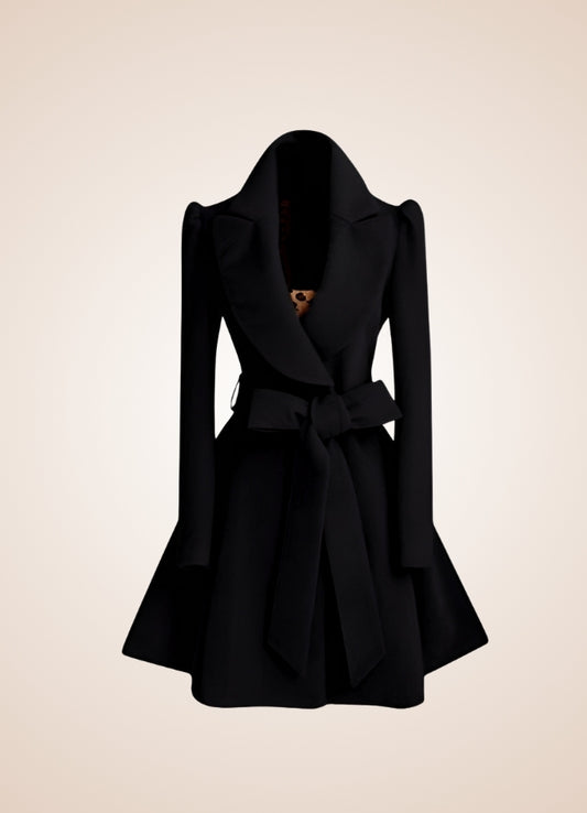Steampunk Women's Belt Trench Coat - Steampunk Australia