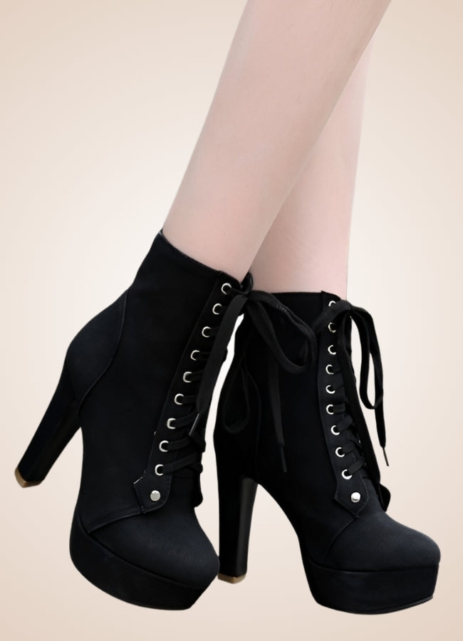 Steampunk Women's Thin Heels Boots - Steampunk Australia