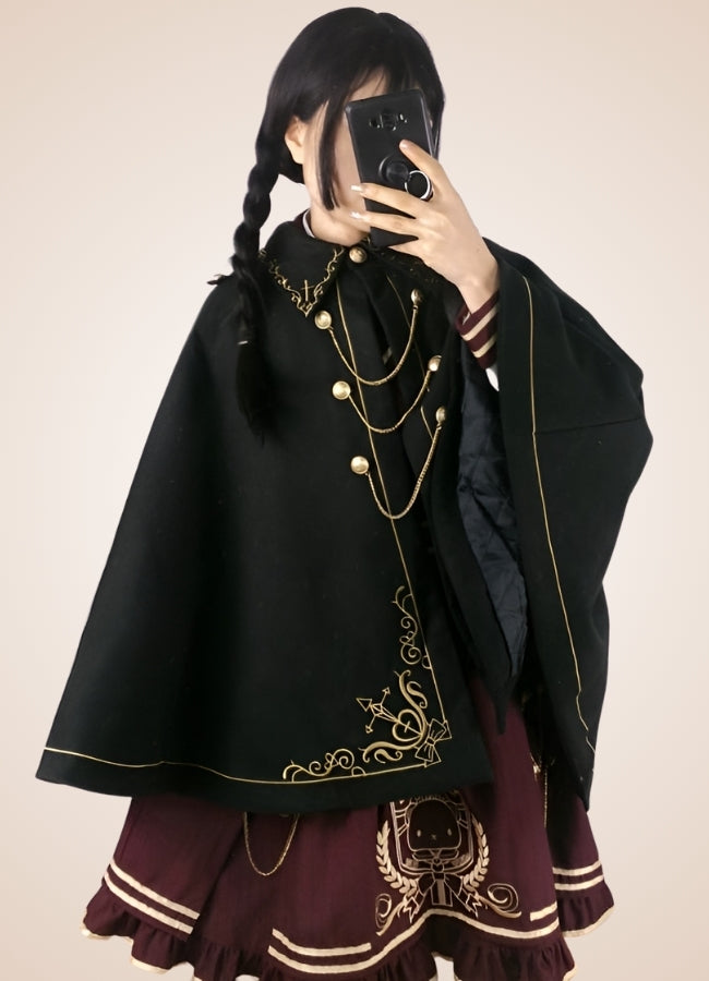 Steampunk Woolen Cloak - Steampunk Australia
