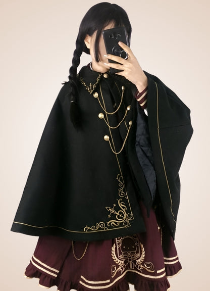 Steampunk Woolen Cloak - Steampunk Australia