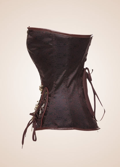 Steampunk Zipper Corset - Steampunk Australia
