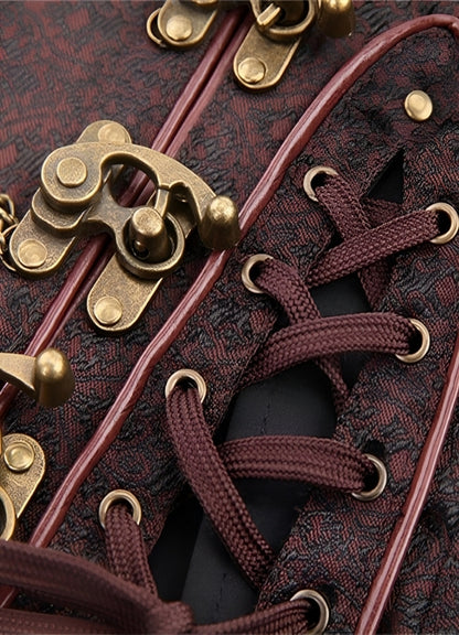 Steampunk Zipper Corset - Steampunk Australia