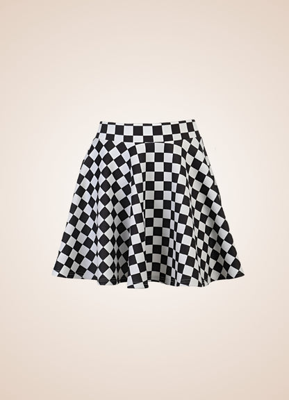 Two Color Gothic Mini Skirt - Steampunk Australia