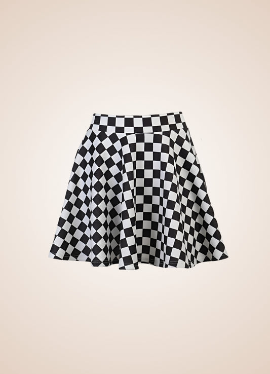 Two Color Gothic Mini Skirt - Steampunk Australia