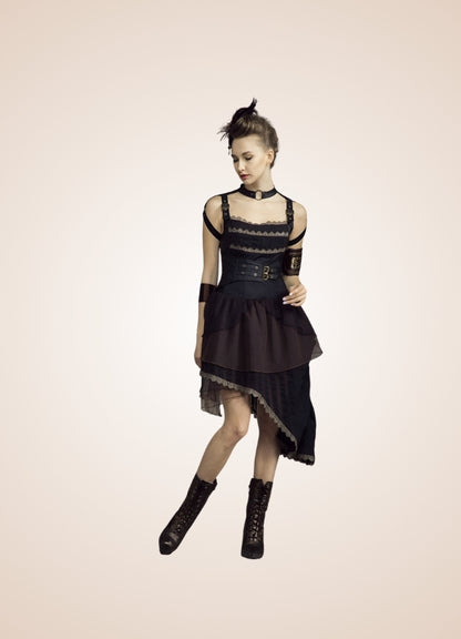 Victorian Asymmetrical Steampunk Dress - Steampunk Australia