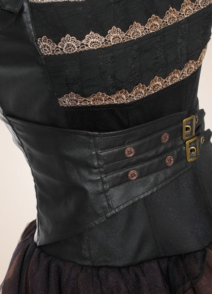 Victorian Asymmetrical Steampunk Dress - Steampunk Australia