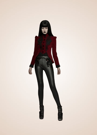 Victorian Burgundy Women's Jacket - Steampunk Australia