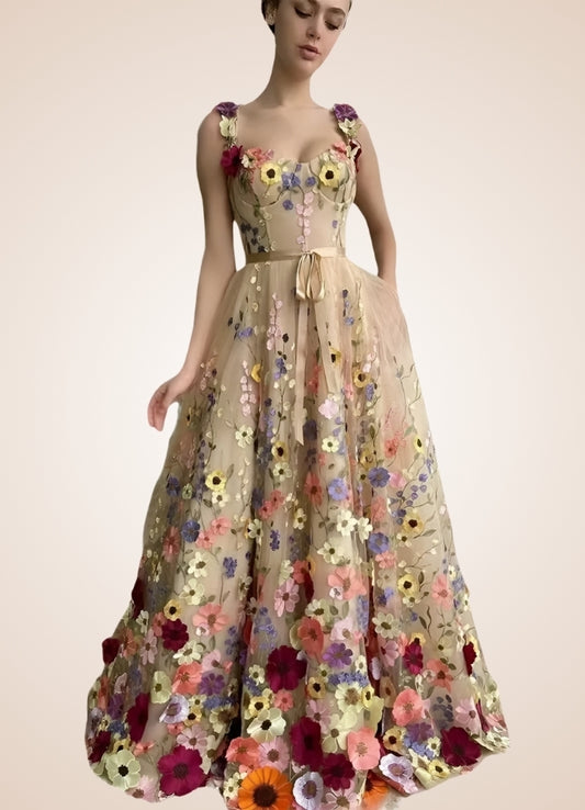 Vintage Floral Lace Steampunk Dress - Steampunk Australia