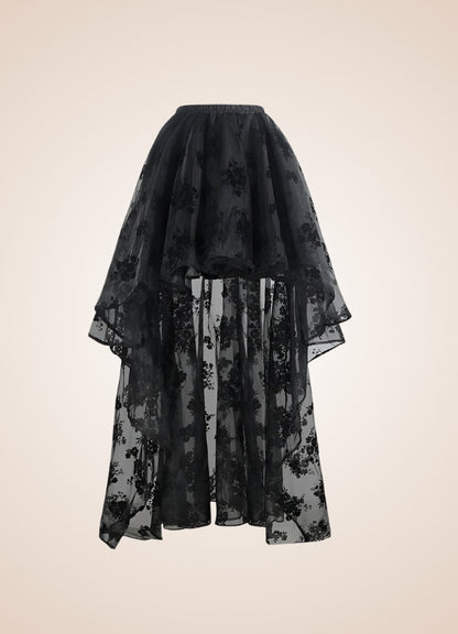 Vintage Flowers Steampunk Skirt - Steampunk Australia