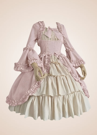 Vintage Victorian Ruffled Steampunk Dress - Steampunk Australia