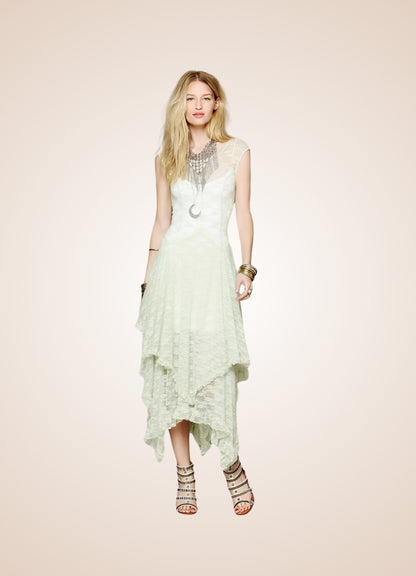 White Steampunk Long Dress - Steampunk Australia